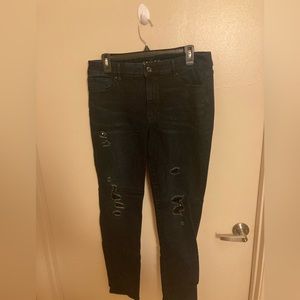 White House Black Market “the skinny” size 12 women’s jeans dark blue
